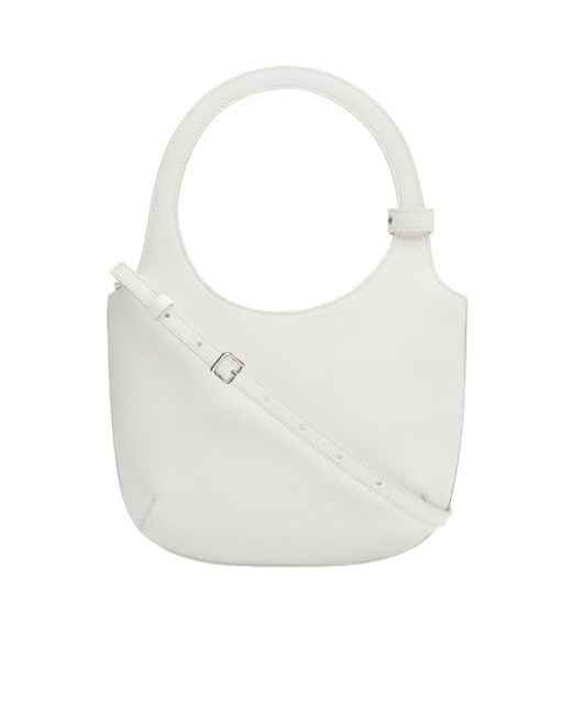 Courreges White Courrèges Holy Logo Plaque Shoulder Bag