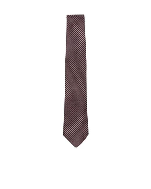 Canali Purple Pointed Tie for men