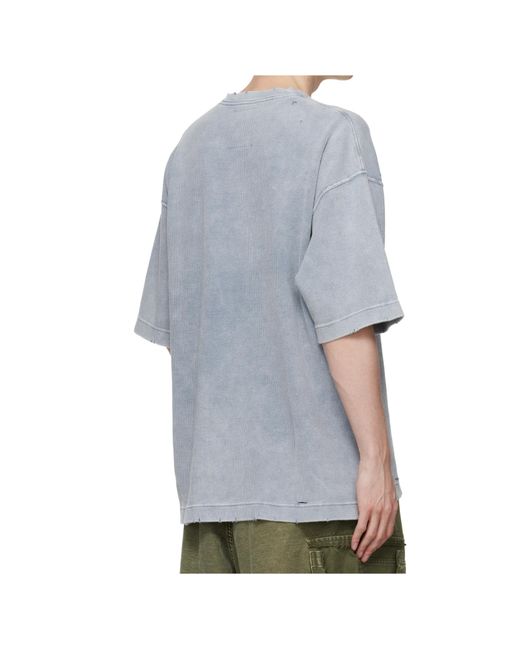 Maison Mihara Yasuhiro Gray Short-Sleeved T-Shirt for men