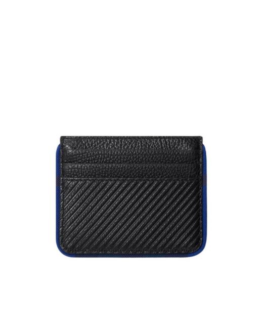 Burberry Black Logo-Embossed Card Holder for men