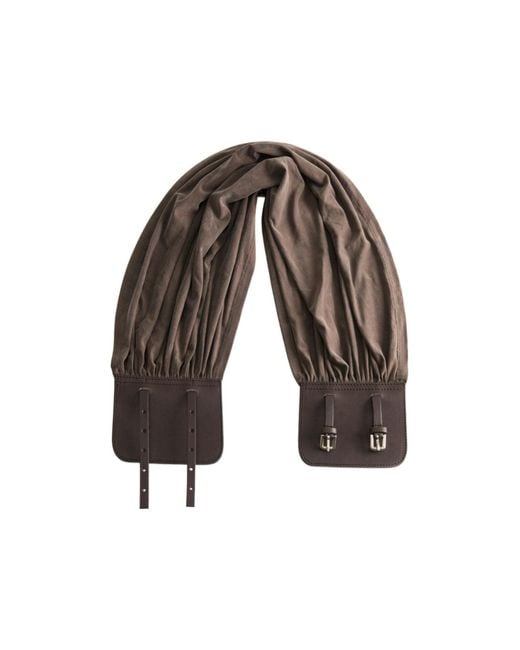 Paloma Wool Brown Double-Buckle Fastened Top