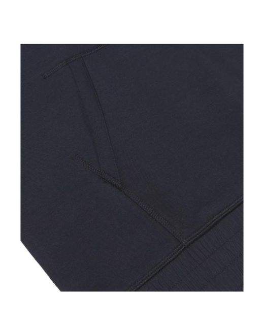 Emporio Armani Blue Logo Hooded Sweater for men