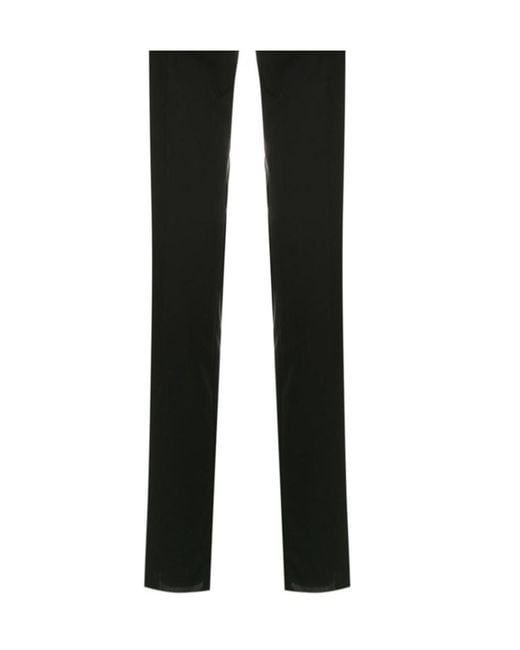 Dolce & Gabbana Black Slim Fit Tailored Trousers for men