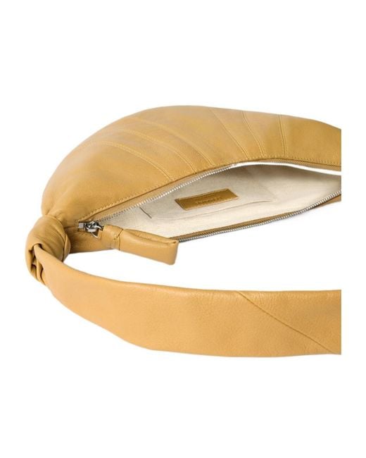 Lemaire White Small Croissant Bag