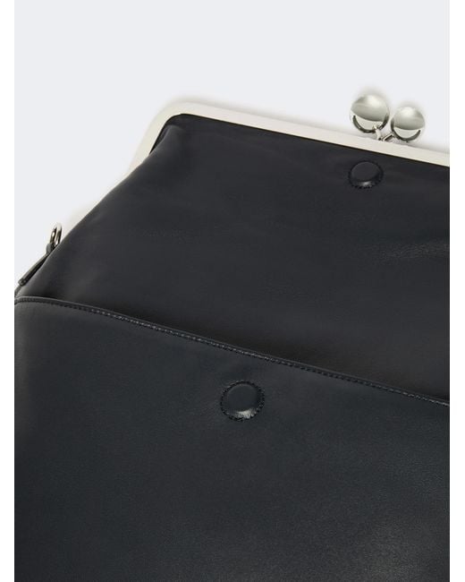 Weekend by Maxmara Black Envelope-Style Pasticcino Shoulder Bag