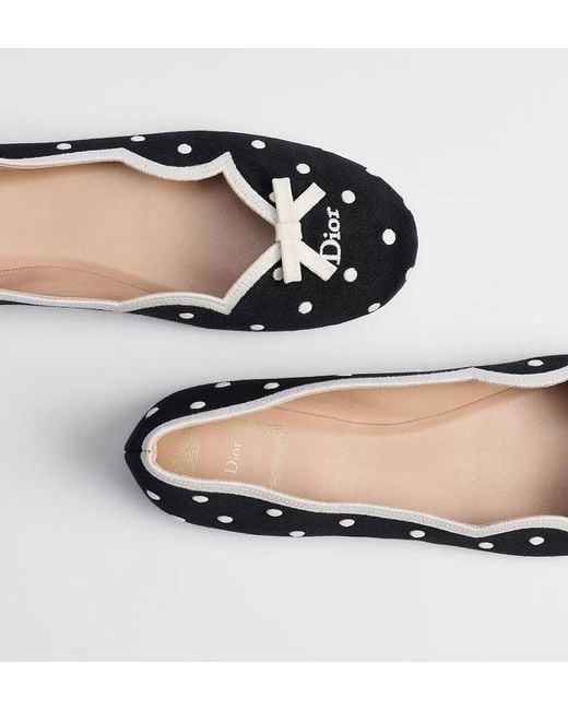 Dior Black Romance Ballet Flat