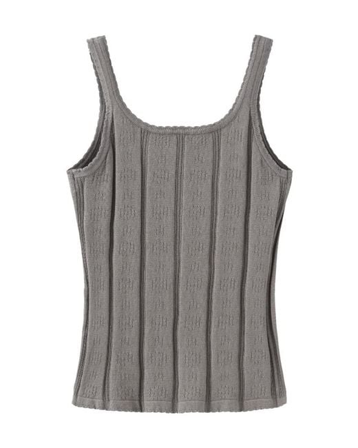 Marissa Chiara Gray Camisole Knitted Vest