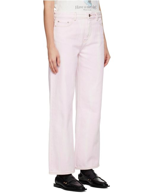 Ganni Multicolor Washed Izey Jeans