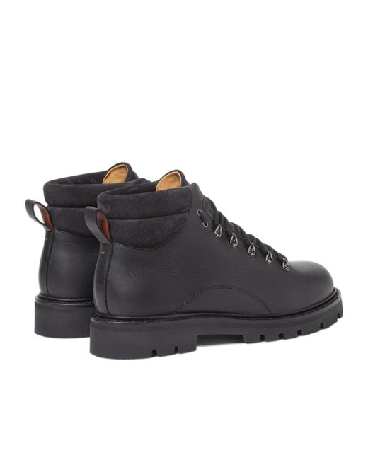 Loro Piana Black Beinn Walk Ankle Boots for men