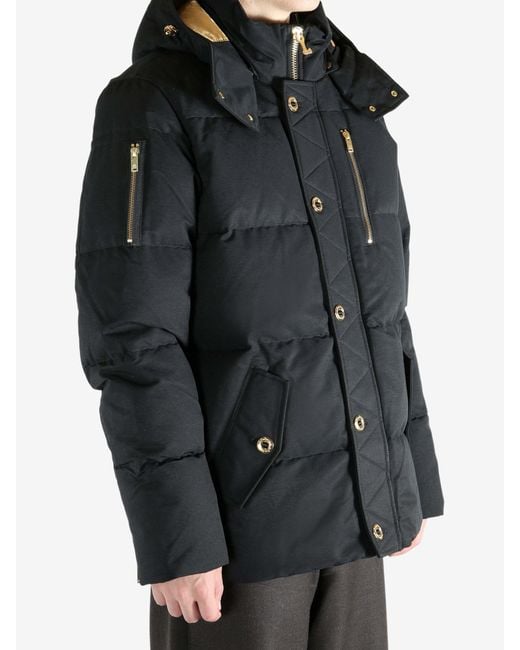 Moose Knuckles Black 3Q Zipped Jacket for men