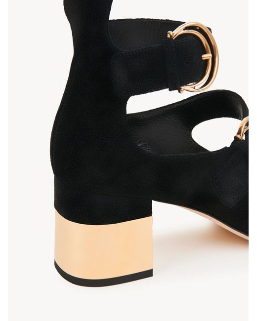 Chloé Black Chloé Alizè Heeled Sandals