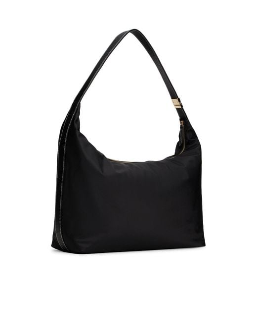 Tommy Hilfiger Black Solid Color Shoulder Bag
