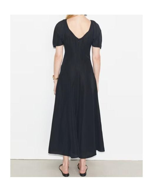 Tory Burch Black Balloon Sleeve Dress