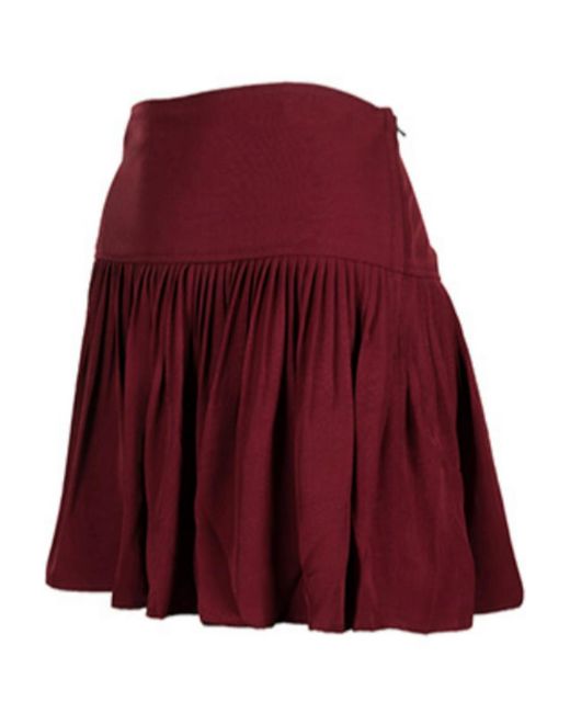 Isabel Marant Red Pleated Skirts
