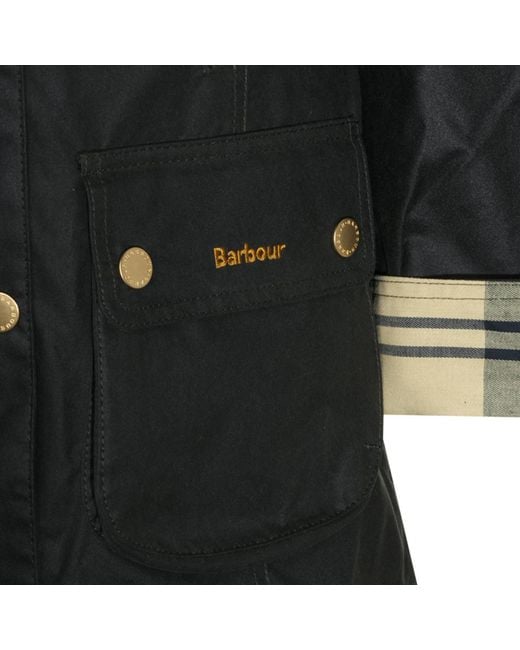 Barbour Black Waxed Cotton Jacket