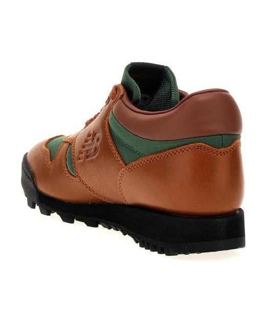 New Balance Brown Lace Up Sneakers for men