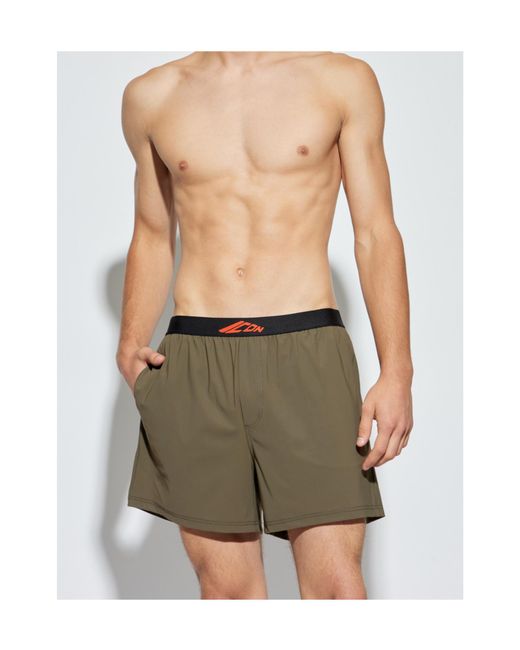DSquared² Green Logo-Embroidered Boxers for men