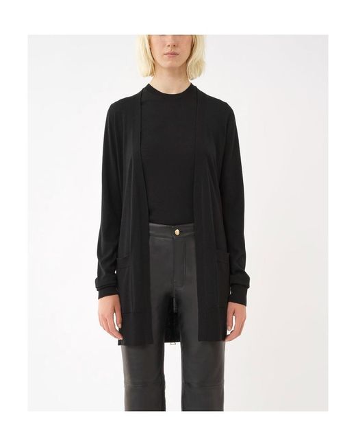 Chloé Black Chloé Belted Long-Sleeved Cardigan