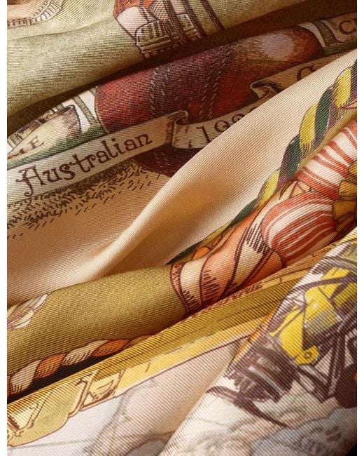 Zimmermann Brown Draped Scarf-Style Dress