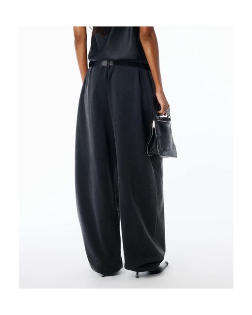 Alexander Wang Blue T By Belted Relaxed Pants