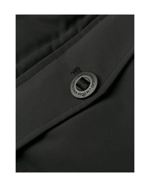 Moose Knuckles Black Anguille Jacket