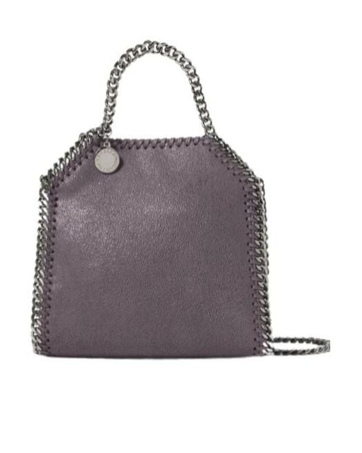 Stella McCartney Purple Falabella Tiny Tote Bag