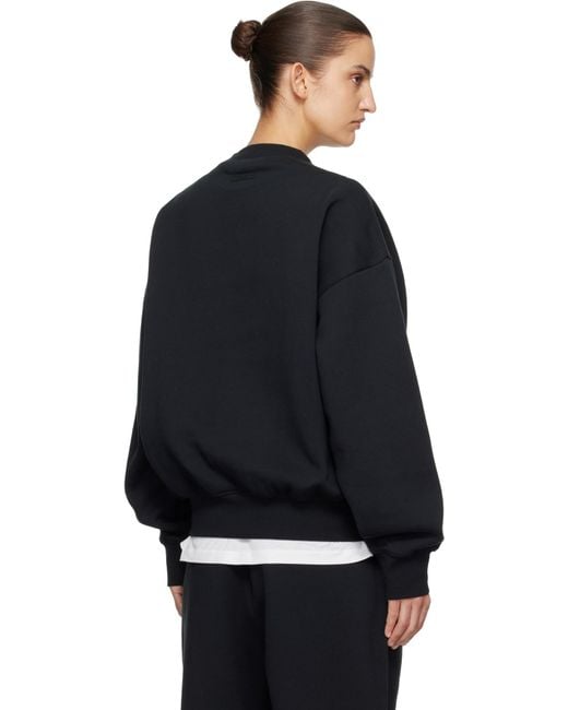 Fear Of God Black Crew Neck Sweatshirt for men