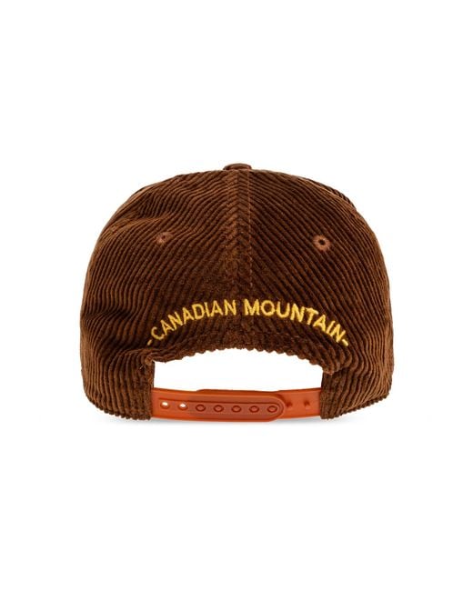 DSquared² Orange Logo Hat for men