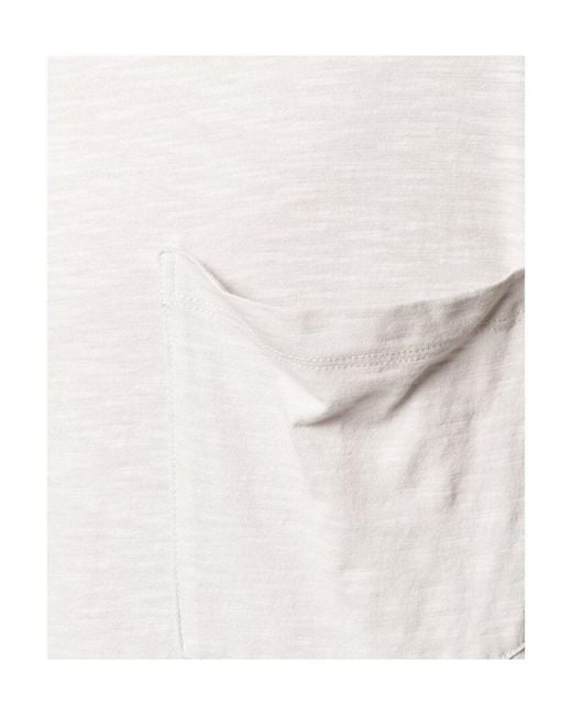 Neil Barrett White Logo Short Sleeve T-Shirt for men
