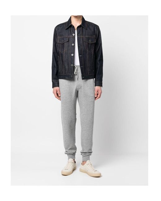 Tom Ford Gray Drawstring-Fastening Track Pants for men