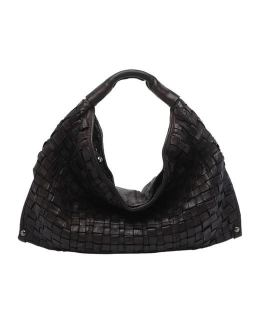 Campomaggi Black Top-Handle Handbag