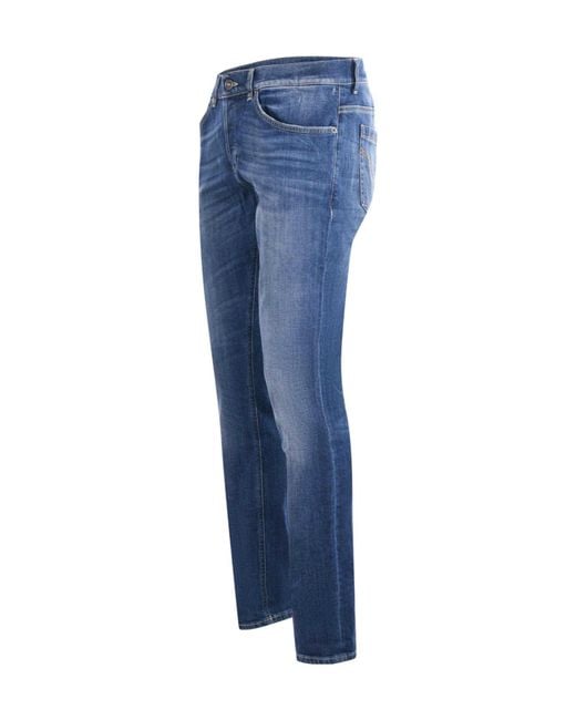 Dondup Blue Slim-Fit Jeans for men