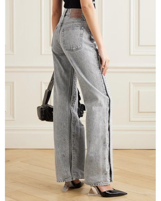 Y. Project Gray Straight Jeans