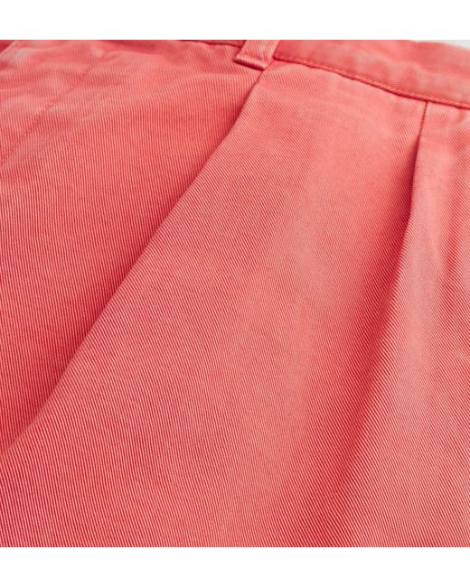 Dior Pink Pleated Chinos for men
