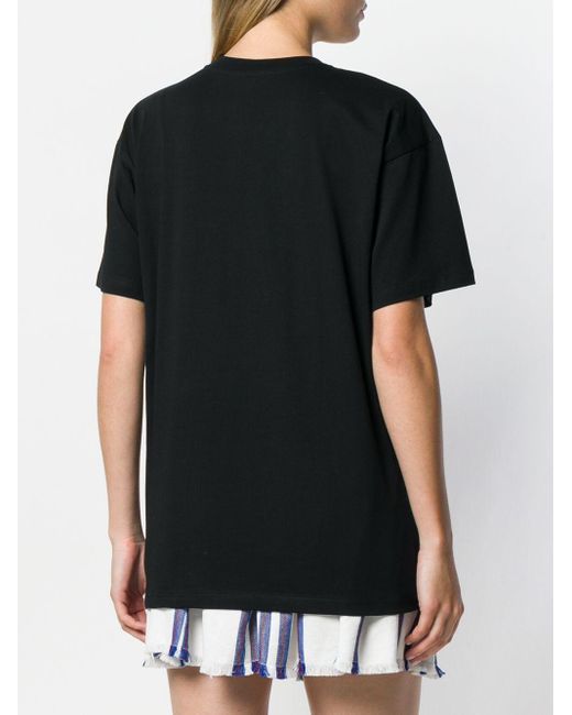 Moschino Black Logo Printed T-Shirt