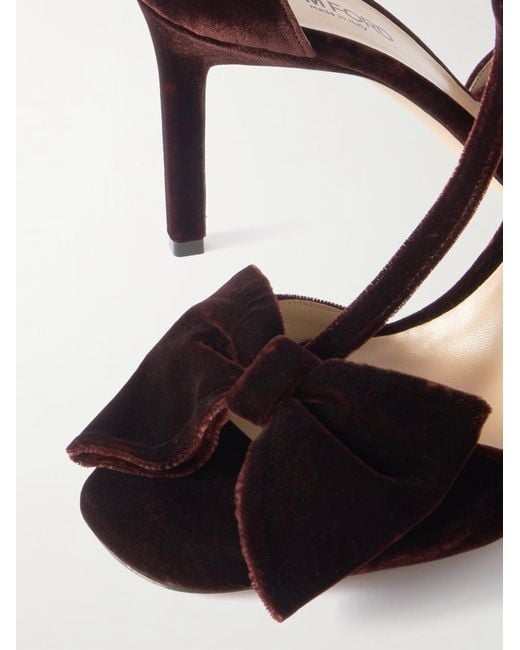 Tom Ford Black Brigitte Bow High-Heeled Sandals