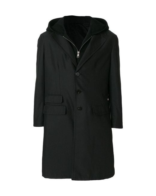 Neil Barrett Black A Jacket Coat for men
