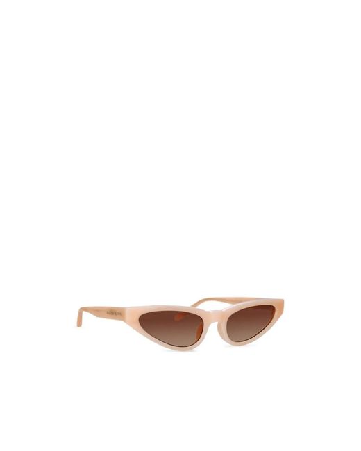 Magda Butrym White Cat-Eye Sunglasses