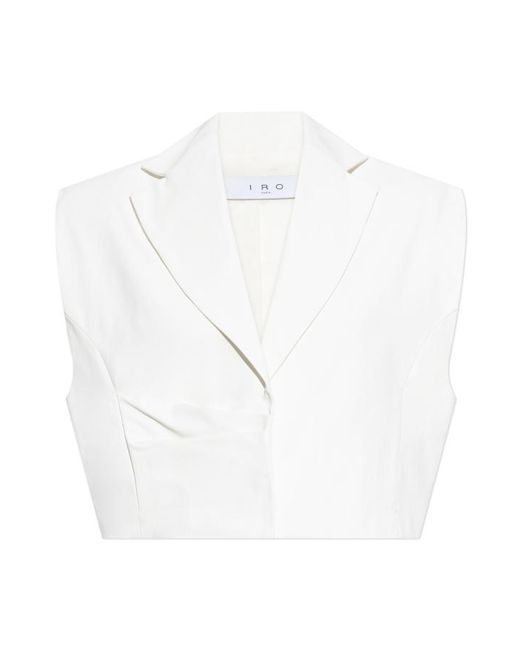 IRO White Sleeveless Tops