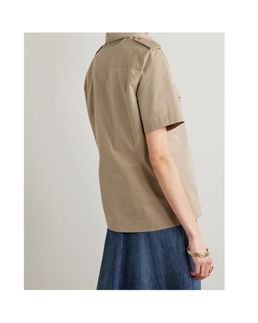 Nili Lotan Natural Natalie Button-Down Shirt