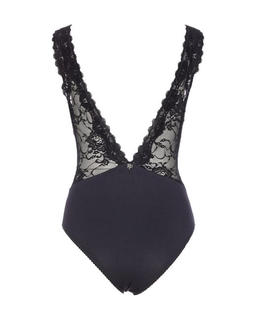 Aniye By Black Lace V-Neck Bodysuit