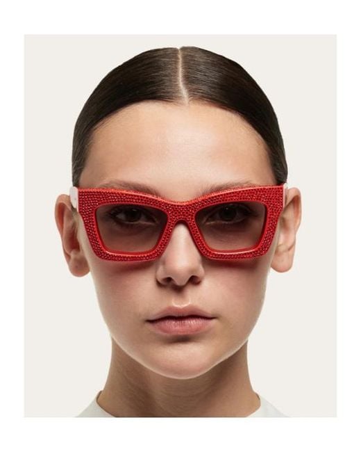 Ferragamo Red Sunglasses