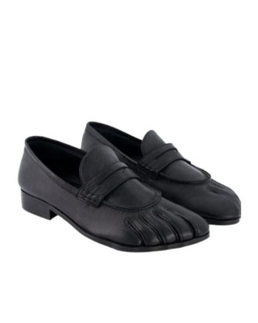 Coperni Black 5T Mocassin Flats