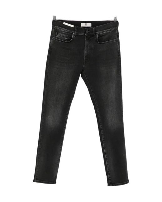 Pt Pantaloni Black Pt Torino Cinque Tasche Slim Jeans for men