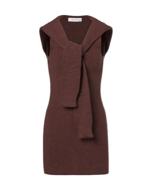 AYA MUSE Brown Vao Minidress