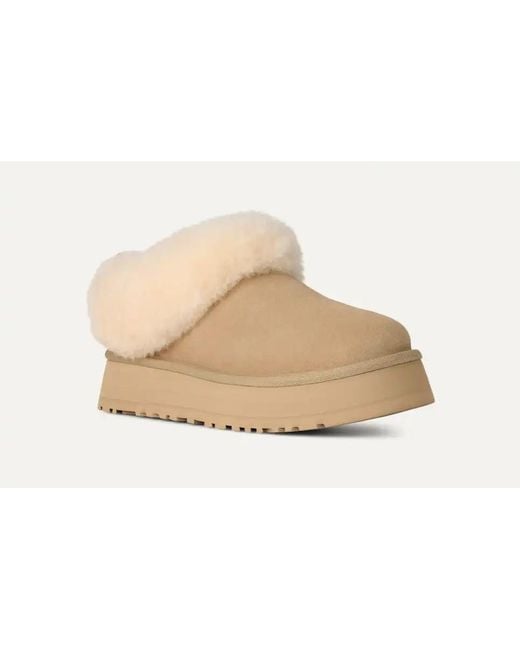 Ugg Natural Platform Shearling Slippers