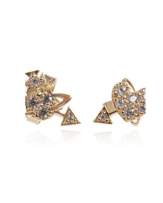 Vivienne Westwood White Kiri Earrings