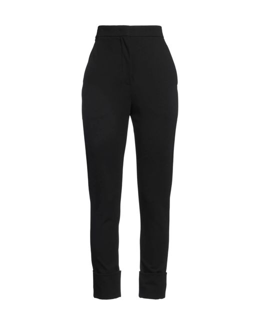 Max Mara Black Solid Color Casual Long Pants