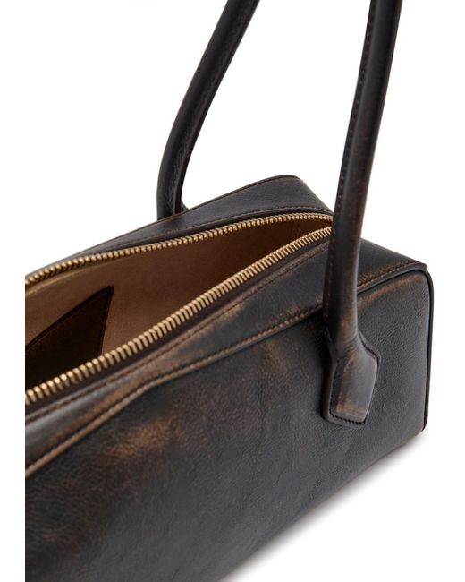 Alaïa Black Le Teckel Medium Grained Leather Shoulder Bag