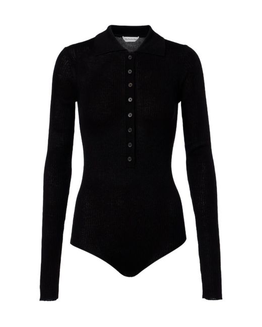Frankie Shop Black Solana Bodysuit
